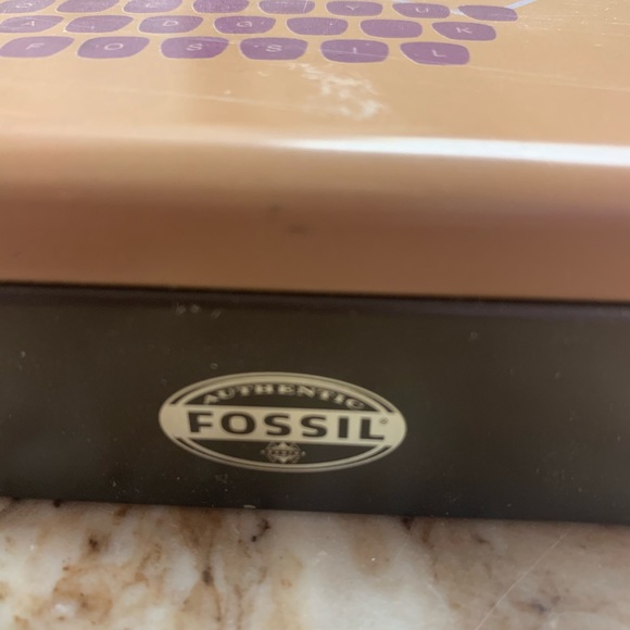 Fossil vintage metal storage watch boxes - Picture 5 of 16